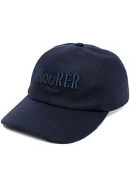 Moorer logo-embroidered cap - Blau