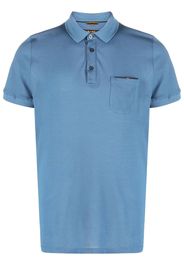 Moorer Peschici-JTP cotton polo shirt - Blau