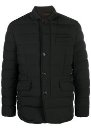 Moorer spread-collar padded jacket - Grün