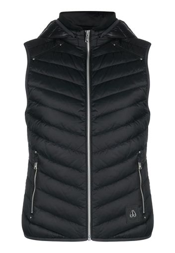 Moose Knuckles Air Down padded gilet - Schwarz