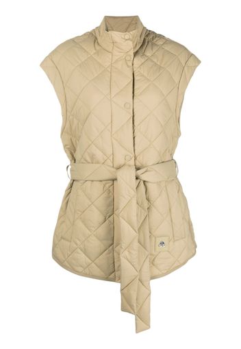 Moose Knuckles St Clair belted gilet - Nude