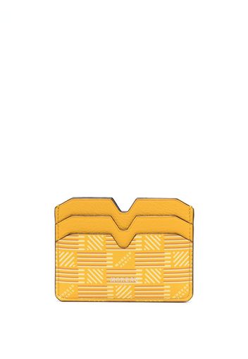 Moreau monogram leather cardholder - Gelb