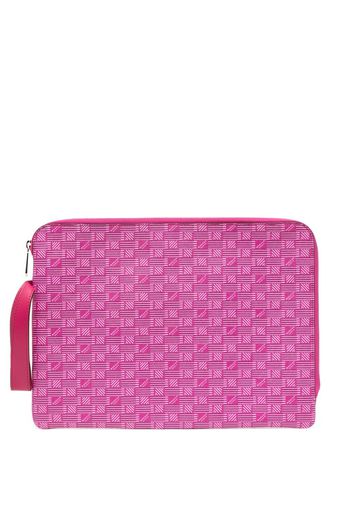 Moreau Portfolio leather laptop sleeve - Rosa