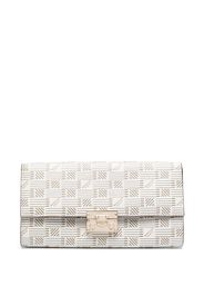 Moreau logo-print leather wallet - Nude