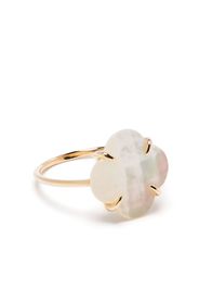 Morganne Bello 18kt yellow gold Clover mother-of-pearl ring