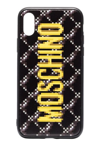 Moschino iPhone XS-Hülle mit Logo - Schwarz