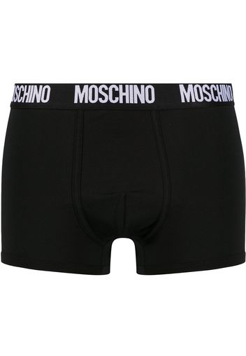 Moschino Shorts mit Logo - Schwarz