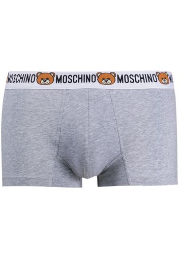 Moschino Shorts mit Teddy-Bund - Grau