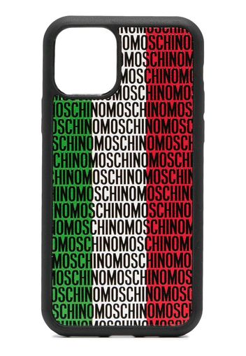 Moschino iPhone 11 Pro-Hülle mit Logo-Print - Schwarz