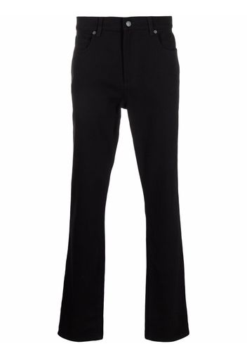 Moschino Straight-Leg-Jeans mit Logo - Schwarz