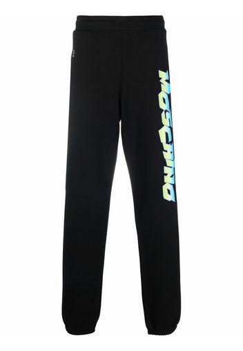 Moschino Jogginghose mit Logo-Print - Schwarz