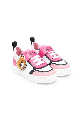 Moschino Kids Teddy Bear motif sneakers - Weiß