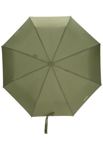 Moschino logo-print umbrella - Grün