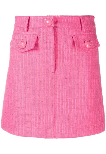 Moschino high-waisted tweed skirt - Rosa