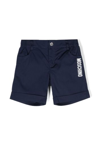 Moschino Kids Teddy Bear short shorts - Blau