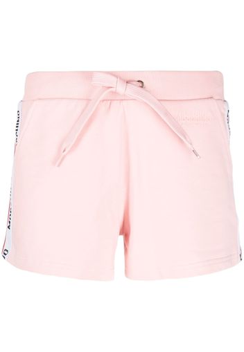 Moschino Shorts mit Logo-Print - Rosa