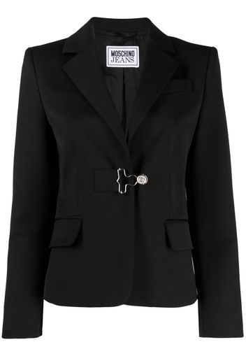 Moschino Einreihiger Blazer - Schwarz