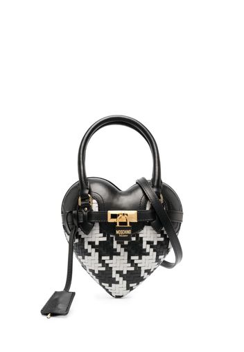 Moschino Gewebte Tasche - Schwarz