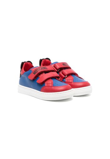 Moschino Kids Sneakers mit Teddy - Rot