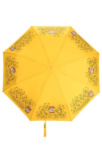 Moschino Teddy Bear-print umbrella - Gelb