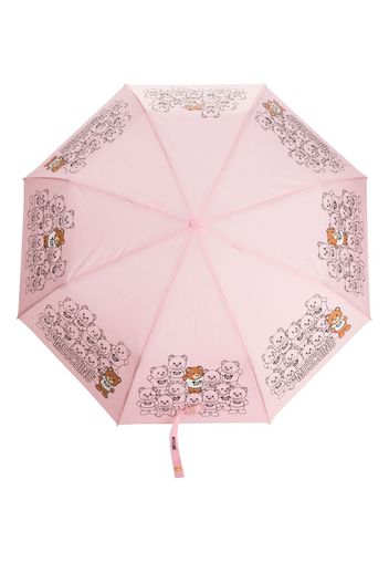 Moschino Teddy Bear-print umbrella - Rosa