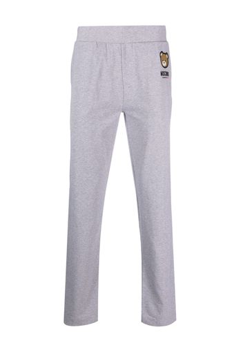 Moschino Jogginghose mit Teddy-Print - Grau