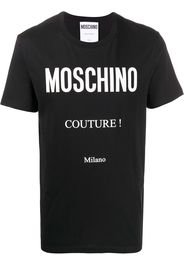 Moschino T-Shirt mit "Couture!"-Print - Schwarz