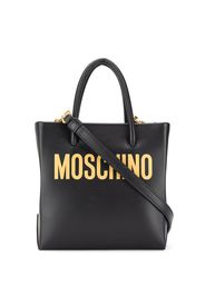 Moschino Mini Handtasche mit Logo - Schwarz