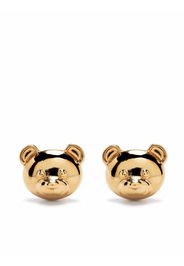 Moschino Kleiner Teddy Bear Ohrring - Gold