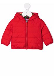 Moschino Kids Steppjacke mit Reißverschluss - Rot