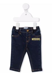 Moschino Kids Jeans mit Teddy - Blau