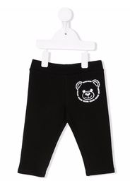 Moschino Kids Jogginghose mit Teddy-Print - Schwarz