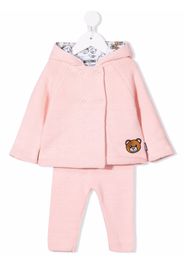 Moschino Kids Jogginganzug mit Teddy-Print - Rosa