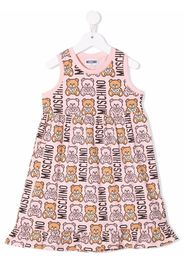 Moschino Kids Teddy bear intarsia dress - Rosa