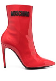 Moschino Stiefel mit spitzer Kappe 110mm - Rot