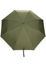 Moschino logo-print pinstripe umbrella - Grün