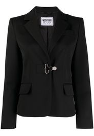 Moschino Einreihiger Blazer - Schwarz