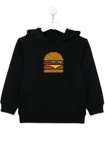 Mostly Heard Rarely Seen 8-Bit Kapuzenpullover mit Burger - Schwarz