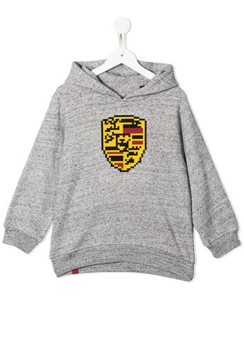 Mostly Heard Rarely Seen 8-Bit graphic-print cotton hoodie - Grau