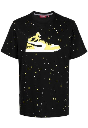 Mostly Heard Rarely Seen 8-Bit shoe-motif print T-shirt - Schwarz