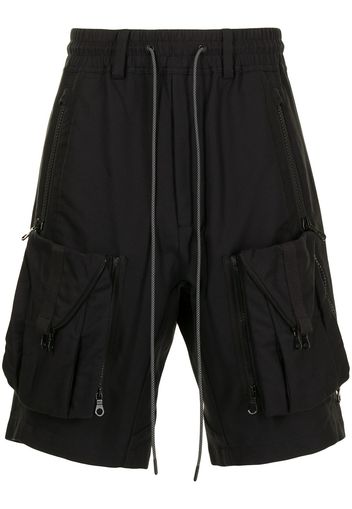 Mostly Heard Rarely Seen Zipoff Cargo-Shorts - Schwarz