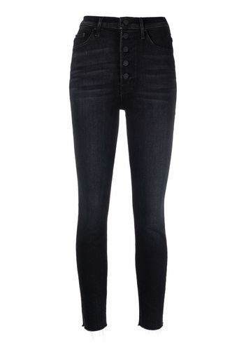 MOTHER high-waist skinny jeans - Schwarz