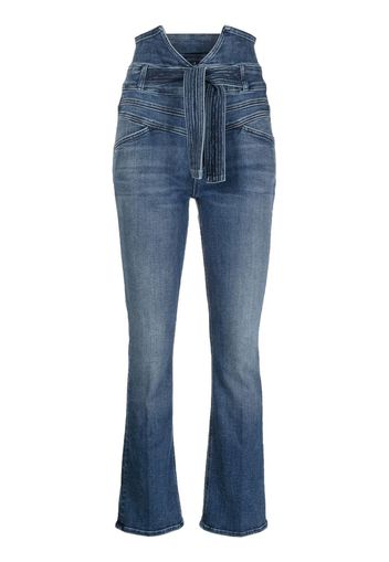 MOTHER Jeans mit hohem Bund - Blau