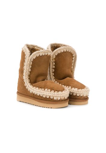 Mou Kids Halbhohe Schneestiefel - Braun