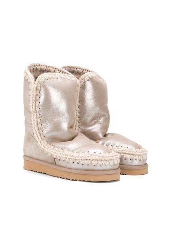 Mou Kids TEEN 'Eskimo' Schneestiefel - Nude