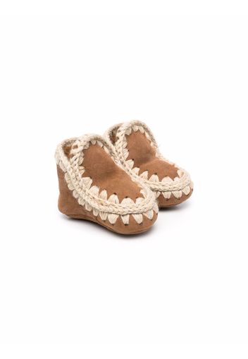 Mou Kids Eskimo Shearling-Stiefel - Braun