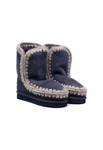 Mou Kids Klassische Eskimostiefel - Blau