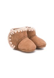 Mou Kids Shearling-Schneestiefel - Braun