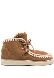 Mou sheepskin ankle boots - Braun