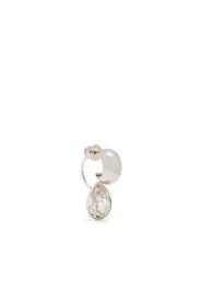 Mounser Gemini single hoop earring - Silber